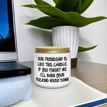 1 件香薰蜡烛、香薰玻璃罐蜡烛、送给女性的最佳朋友生日礼物、送给女性朋友的友谊礼物、送给朋友的有趣圣诞礼物、家居装饰、房间装饰、婚礼装饰、桌面装饰、香薰礼物 - 花卉印花 - 查看 6