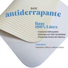 Tapete Pet para Comedouro 40x60 Antiderrapante Preto - Preto - Visão 2