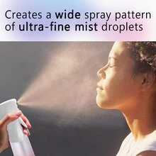 2pcs Hair Care Tool Set, Including 300ml Continuous Spray Bottle, Scalp Cleaning Brush, Handheld Scalp Massager & Comb - Two-piece set (frosted gradient powder) - View 3