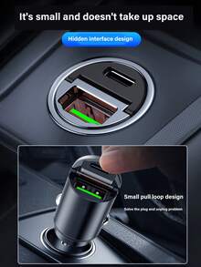 Cargador De Coche - Negro - Ver 3