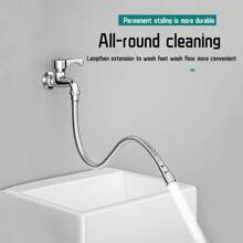 1入組水龍頭擴展器，防濺噴水龍頭延伸器，萬用頭和口子不銹鋼延伸器 - 彩色 - 查看 3