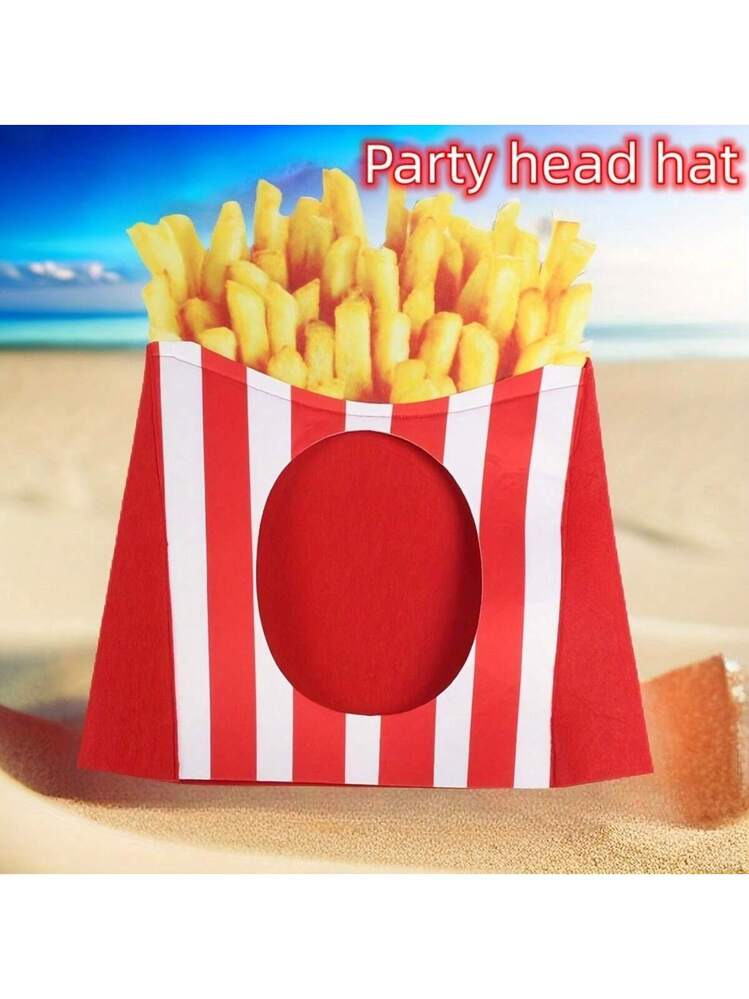 Diadema De Patatas Fritas Garneck – Sombrero Divertido De Disfraz De Comida Rápida, Ideal Para Halloween, Carnaval Y Fiestas De Disfraces
