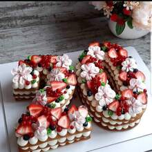 9入組（4/6/8/10）英寸數字形蛋糕模,生日蛋糕烘焙模板diy烘焙工具套裝 - 白色 - 查看 7