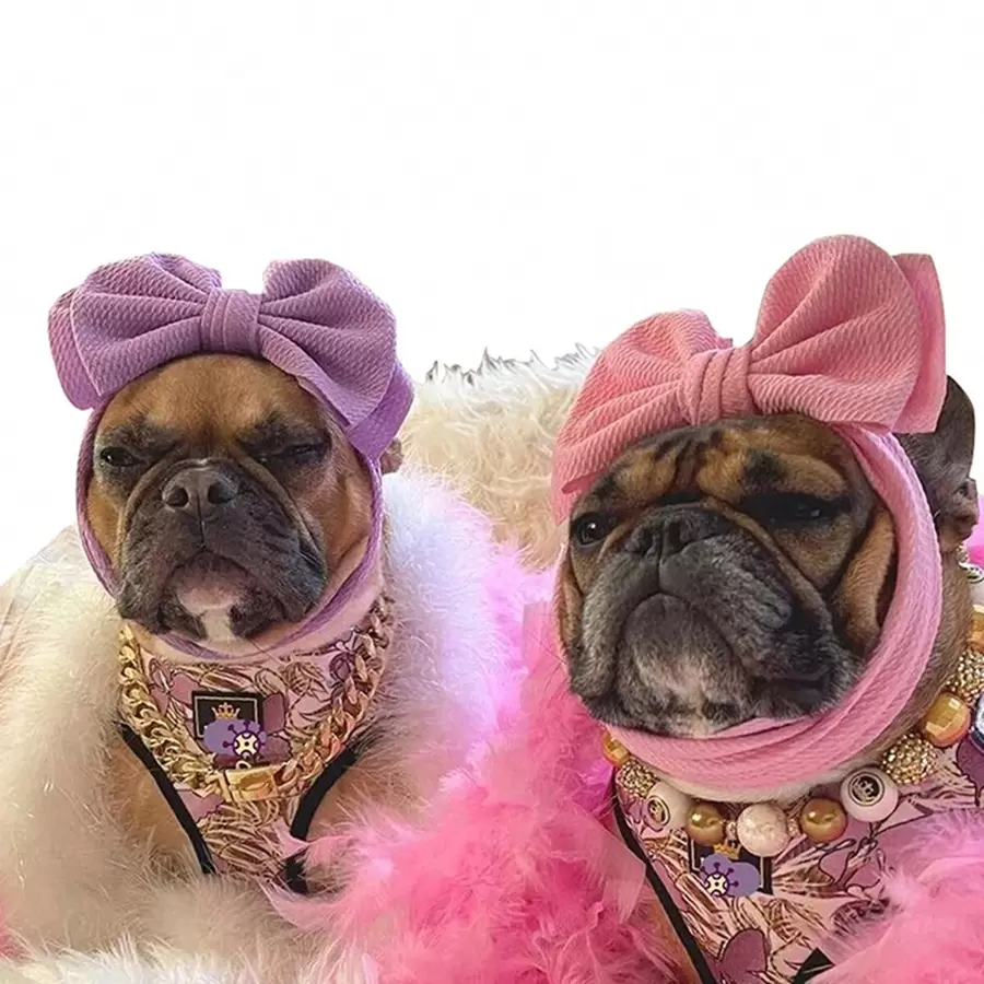 1pc Pet Bow Headband, Funny Accessory For Cat And Dogs' Dress Up - Multicolor - View 1