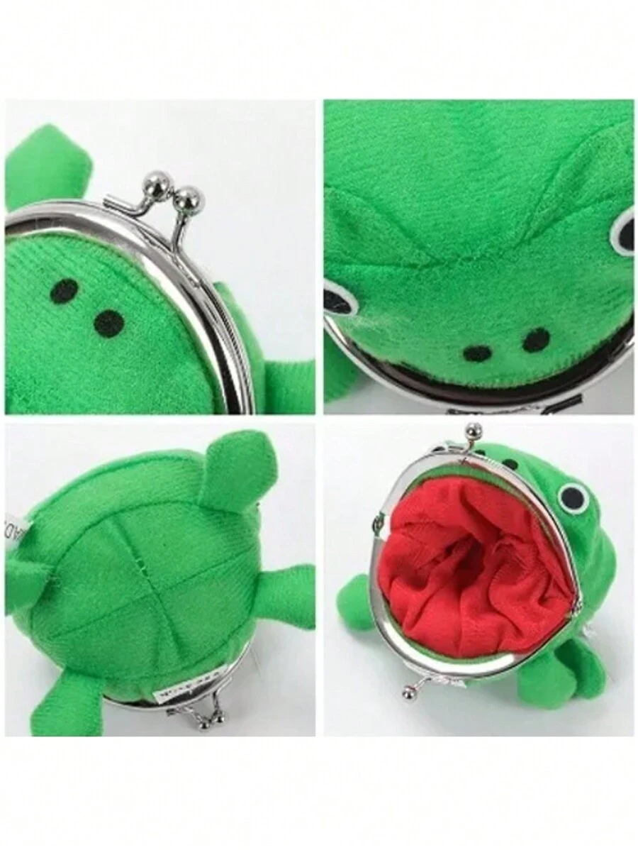 Frog/Toad Purse Uzumaki Konoha Shinobi Village Anime - Green - View 1