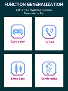 3.5mm 半入耳式耳機,黑色 - 黑色 - 查看 2