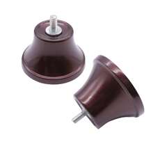 1pc Creative Antique Brass Horn-Shaped Minimalist Cast Iron Metal Waterproof & Rustproof Shower Curtain Rod, Can Hold Weight 45-85 Inches Long Home Bathroom Decor Summer Bathroom Accessories Back To School - Bronze - View 5