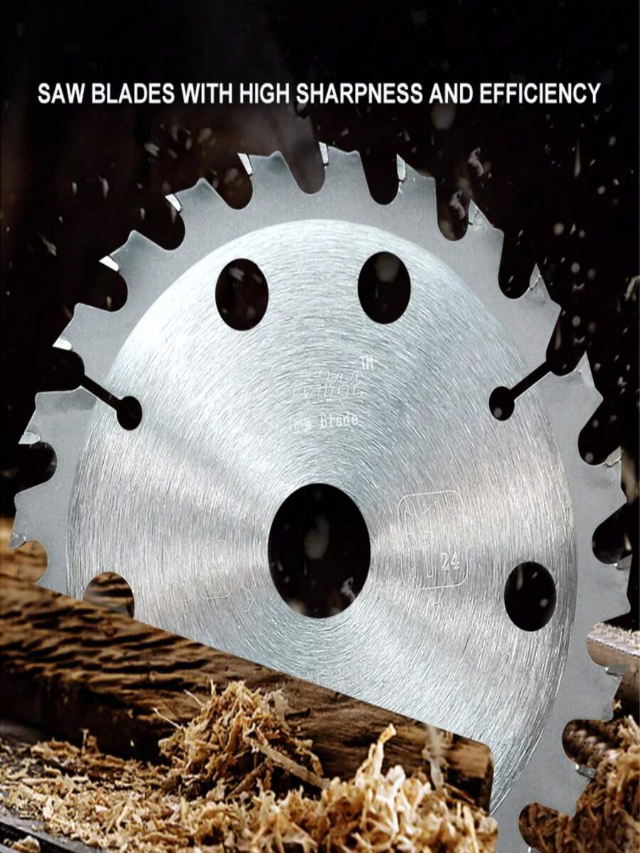 TCT圓鋸片，木工鋸片，1片/5英寸，125mmX24TX20mm