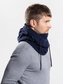 CAYEE 1個男士帶耳瓣、頸暖和口罩的冬季帽子,適用於戶外騎行、滑雪、旅遊、徒步旅行,防風運動適用女士針織帽 - 藏蓝色 - 查看 4