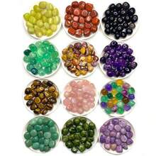100g/pack Mixed Natural Crystal Tumbled Stones, Demagnetizing Pack Family Gift - Multicolor - View 4