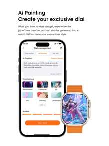 Reloj inteligente u11 smartwatch serie de brújula lsland 9 reloj deportivo llamada Bluetooth monitoreo de salud de fitness - Gris - Ver 12