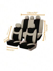 phổ cập Vải phủ ghế ô tô Với 2mm Bọt biển , Nhiều màu ( Có sẵn Đối với Tất cả các mùa ) - Màu be - Xem 2