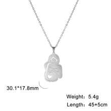 1 Miếng Của phụ nữ Thép không gỉ Mẹ & Em bé & Có thai Mẹ Dây chuyền , Tuyệt vời Qủa tặng Đối với Ngày lễ Mẹ Và Ngày lễ Tạ Ơn - loạt phim mẹ - Xem 26