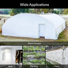 VIVOSUN Black and White Panda Film, 10' x 25' 5.5 Mil Poly Film, Blackout Tarp for Warm House - Black and White - View 2