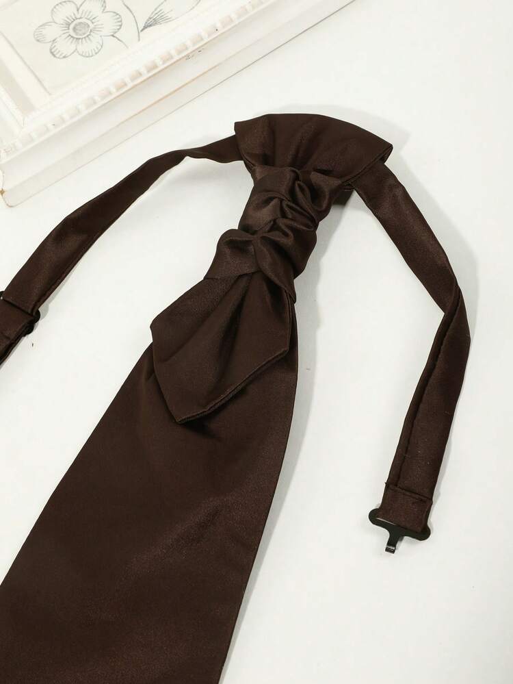 Cravatta con fiocco Premium Madras Check da uomo formale