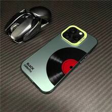 1入綠色黑膠唱片防震手機殼，適用於 iPhone 7/8/11/12/13/14/15/X/Xr/Xs/Plus/Pro/Pro Max/Se2 - 暗綠[0] - 查看 5