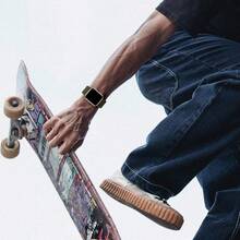 Compatible With Apple Watch Band Series 6 38mm 40mm 42mm 44mm For Women Men, Comfortable Flexible Textured Weave Pattern Sport Wristband Compatible With Apple Watch SE Series 6 5 4 3 2 1 - Army Green - View 5