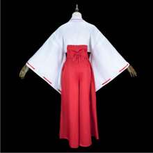 Halloween disfraces anime cosplay inuyasha cosplay kimono japonés - Rojo - Ver 5