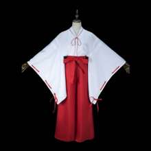 Halloween disfraces anime cosplay inuyasha cosplay kimono japonés - Rojo - Ver 4