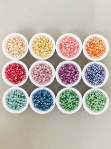 1350粒/20克2.5mm果凍狀玻璃珠,適用於手鍊和珠寶製作 - 2.5mm果凍芯古董珠 - 查看 3