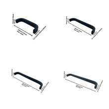 1包櫥櫃拉手不銹鋼抽屜拉手磨砂黑色不銹鋼廚房抽屜手柄現代家用五金浴室梳妝臺