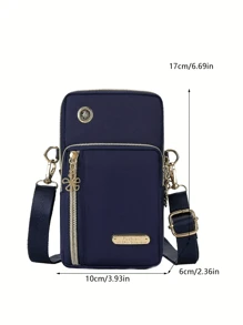 Women's Phone Pouch, Mini Crossbody Bag, Vertical Coin Purse, Sports Armband/Running Wristband, Mini Casual Crossbody Phone Bag With Earphone Hole, Suitable For White-Collar Workers, College Students, Commuters, Business People, Office Workers, Great For Anniversary, Gifts For Loved Ones, Birthday, Valentine's Day, Christmas, Thanksgiving