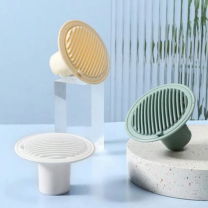 1 件自闭式除臭防虫毛发过滤防逆流排水芯带盖适用于浴室/厨房/卫生间地漏防臭装置家居浴室装饰秋季装饰返校