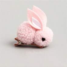 5 Piezas/set Presillas De Pelo De Conejo Adorable De Peluche Para Niñas - ¡el Accesorio Perfecto Para Niños! - Multicolor - Ver 8