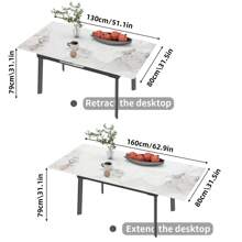 Dining Tables - Black and White - View 6