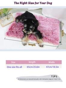 1 Miếng lông tơ Hai bên Nguôi đi Sang trọng Và Flannel Chăn thú cưng Siêu Mềm Và Ấm áp Trong nhà Mèo Và Chó Đối với Lớn , Jumbo , Trung bình , Chó nhỏ Và Mèo - Màu Hồng Tươi - Xem 8