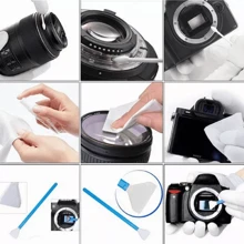 Kit De Limpieza Profesional Para Cámaras Dslr 35 Pcs - Blanco y Negro - Ver 4