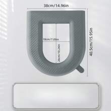 1/2 件家用 Eva 通用馬桶墊,手持式,防水,高泡沫,馬桶座墊,四個季節,免洗