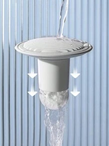 1 cái Tự đóng, Khử mùi, Chống côn trùng, Lọc tóc, Lõi thoát nước chống nước ngược có nắp đậy cho cống thoát nước sàn nhà tắm/nhà bếp/nhà vệ sinh Thiết bị chống mùi Trang trí phòng tắm tại nhà Trang trí mùa thu Trở lại trường - trắng - Xem 9