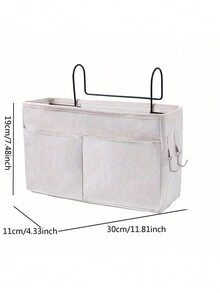 使用便攜式嬰兒護理必需品掛式收納盒整理您的嬰兒嬰兒床！贈送衣物收納