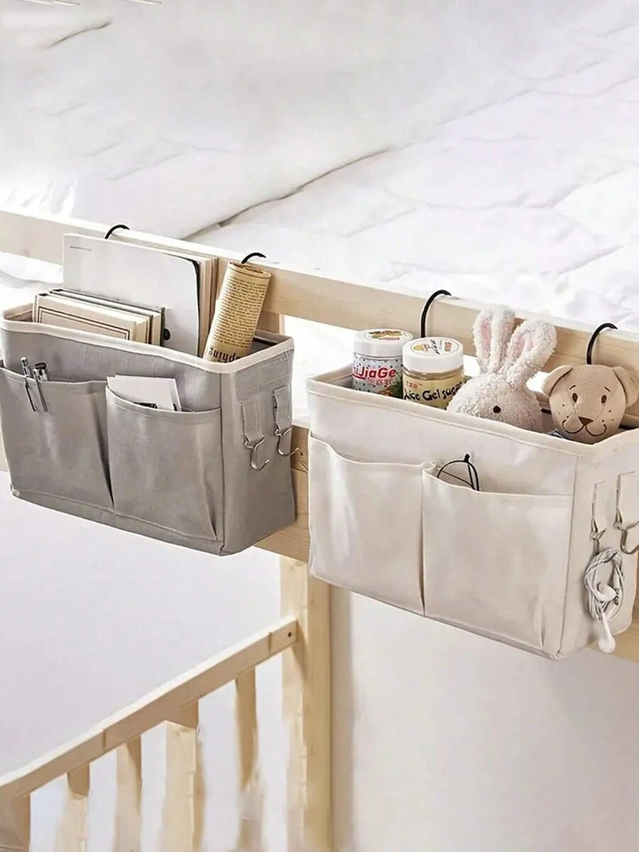 使用便攜式嬰兒護理必需品掛式收納盒整理您的嬰兒嬰兒床！贈送衣物收納