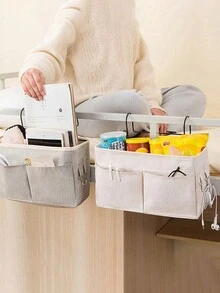 使用便攜式嬰兒護理必需品掛式收納盒整理您的嬰兒嬰兒床！贈送衣物收納