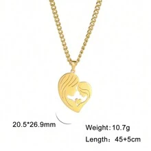 1 Miếng Của phụ nữ Thép không gỉ Mẹ & Em bé & Có thai Mẹ Dây chuyền , Tuyệt vời Qủa tặng Đối với Ngày lễ Mẹ Và Ngày lễ Tạ Ơn - loạt phim mẹ - Xem 29