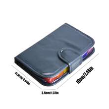 1pc Pill Case 7 Days 28 Compartments Pill Box /Pill Organiser Large Capacity Medicine Storage Case For Home Travel Office - Multicolor - View 6