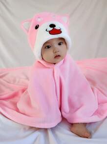 A Unisex Shiba Inu-shaped Cute Baby Swaddle Blanket For Spring And Autumn Styles - Pink - View 6