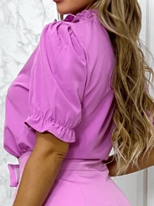 Women Blouses - 粉色 - 查看 2