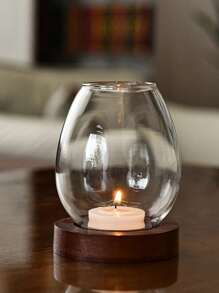 1 CÁI Đế nến thủy tinh trong suốt hình tròn Tealight Nến dầu cổ điển Đế nến hình dạng đèn cưới Trang trí bàn ăn Chống gió Vỏ nến Halloween, Ma quái, Mùa thu, Lễ hội, Ngày lễ, Mùa đông, Ngày lễ, Lễ hội, Trang trí phòng, - Trong sáng - Xem 3