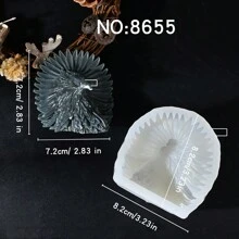 多款老鷹矽膠模具- Diy 模擬動物頭香薰蠟燭、石膏芳香石、環氧樹脂牆面裝飾模具 - 白色 - 查看 8