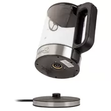 Tetera eléctrica de 1.7 litros con base independiente Timco - Negro - Ver 6
