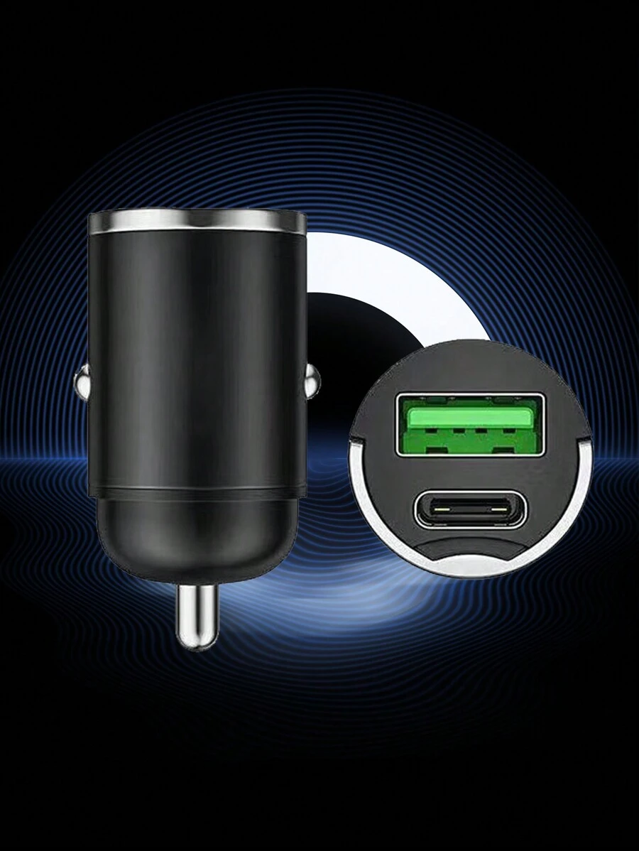 Cargador De Coche - Negro - Ver 1