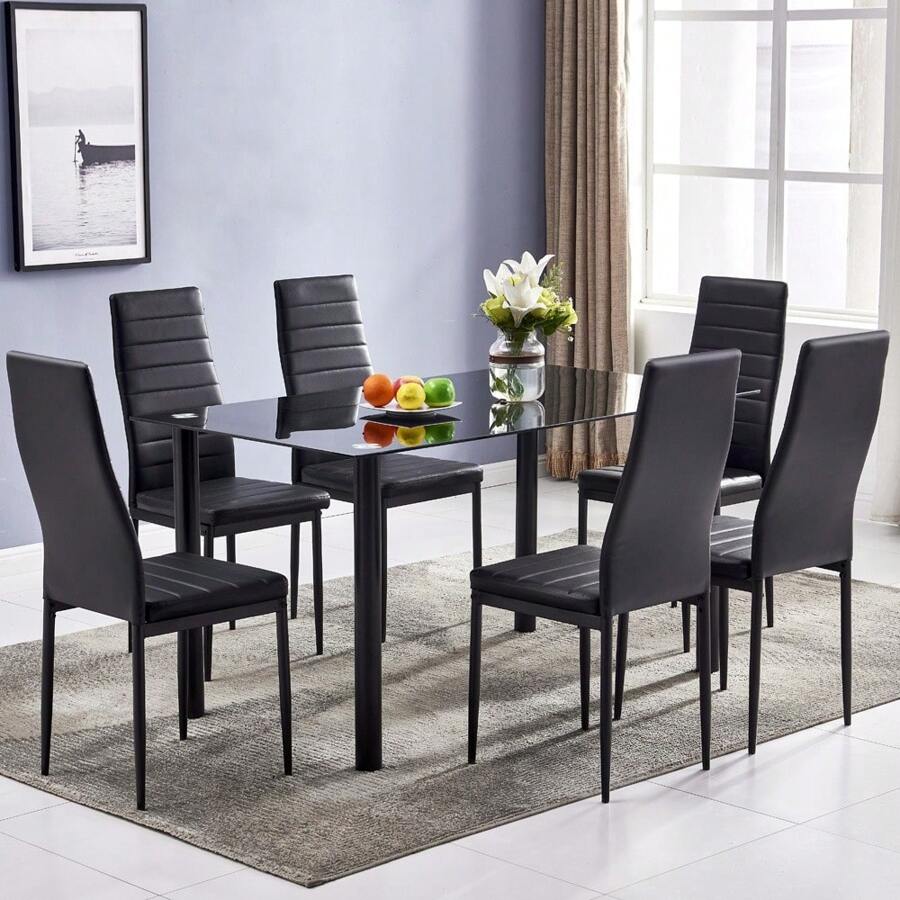 Dining Chairs - Black - View 1