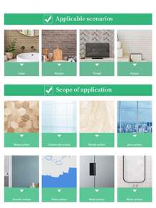 4入組盆栽插圖裝飾貼紙牆貼自粘pvc客廳牆貼 - 玫瑰紅 - 查看 6