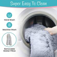 1pc Calming Dog Bed Fluffy Plush Dog Mat, Fluffy Plush Pet Dog Mat Soft , Calming Dog Bed Plush Pet Sofa Couch Cover Furniture Protector Mat for Furniture Protector with Removable Washable Cover for Large Medium Small Dogs and Cats(Light Grey)