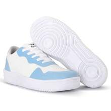 Women Wedge Sneakers - Màu xanh lam - Xem 6