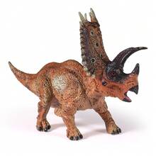 1入五角龍恐龍模型玩具,使用abs材料製成,適合一起學習和玩耍,也可用於擺設裝飾 - 彩色 - 查看 9