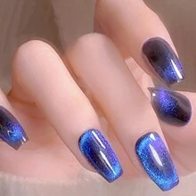 Voky New Arrival 6pcs/Set Peacock Cat Eye Nail Art Kit, 7.5ml Nail Gel Polish Set, For Nail Salon, Diy At Home, Gift, Holiday Party - Multicolor - View 4